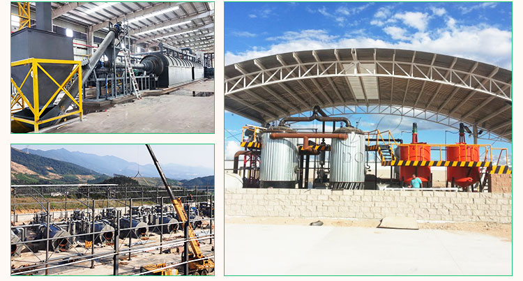 旧轮胎裂解炼油设备